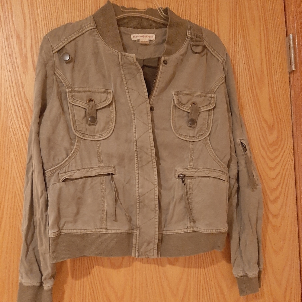 Peyton Jensen Cargo Jacket Size Small